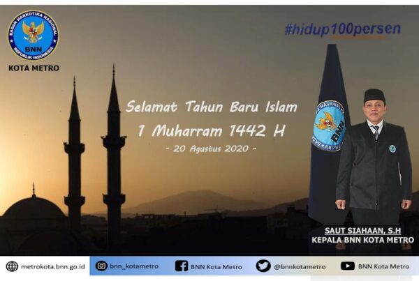 BNN Kota Metro mengucapkan Selamat Tahun Baru Islam