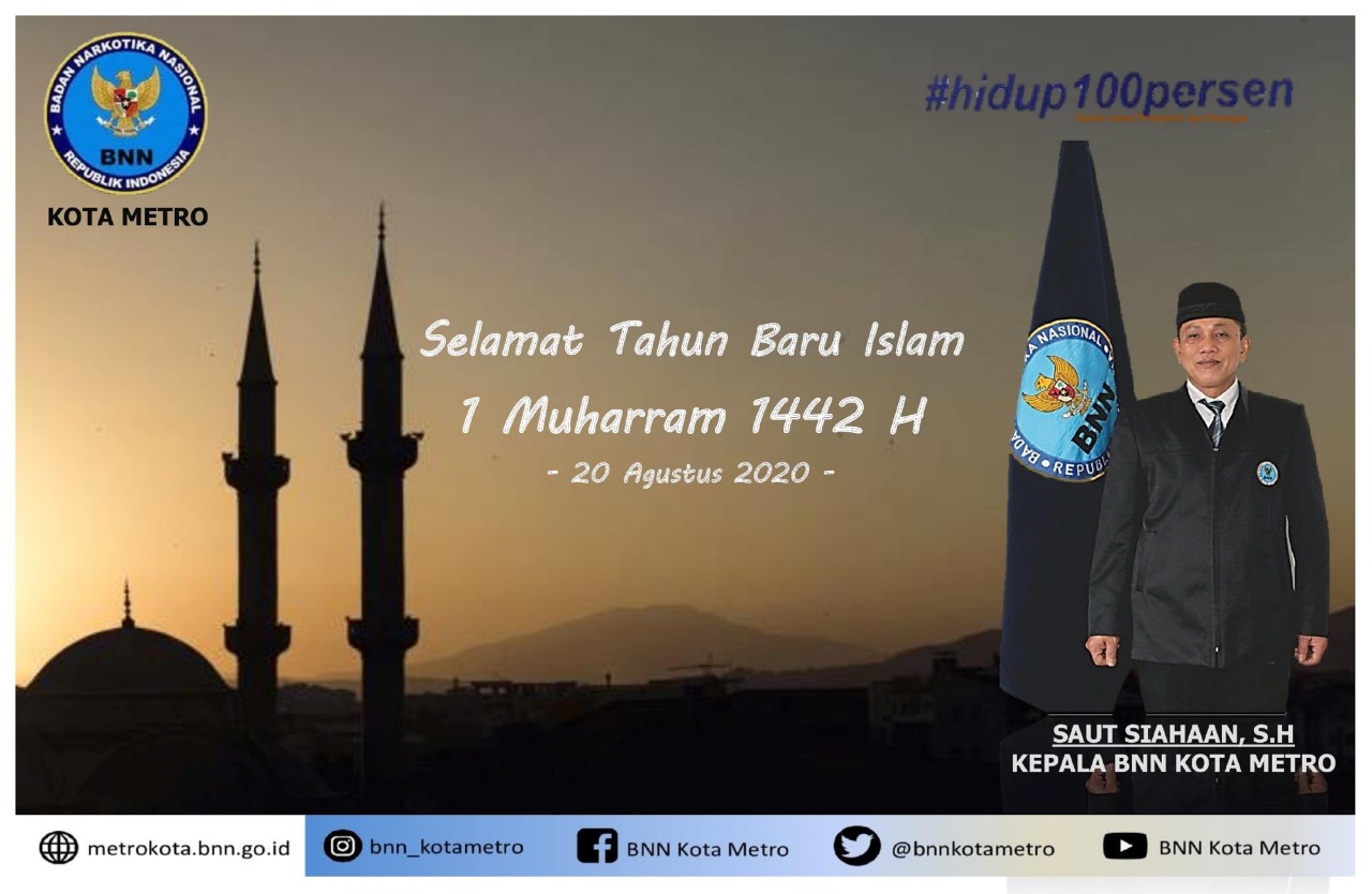 BNN Kota Metro mengucapkan Selamat Tahun Baru Islam