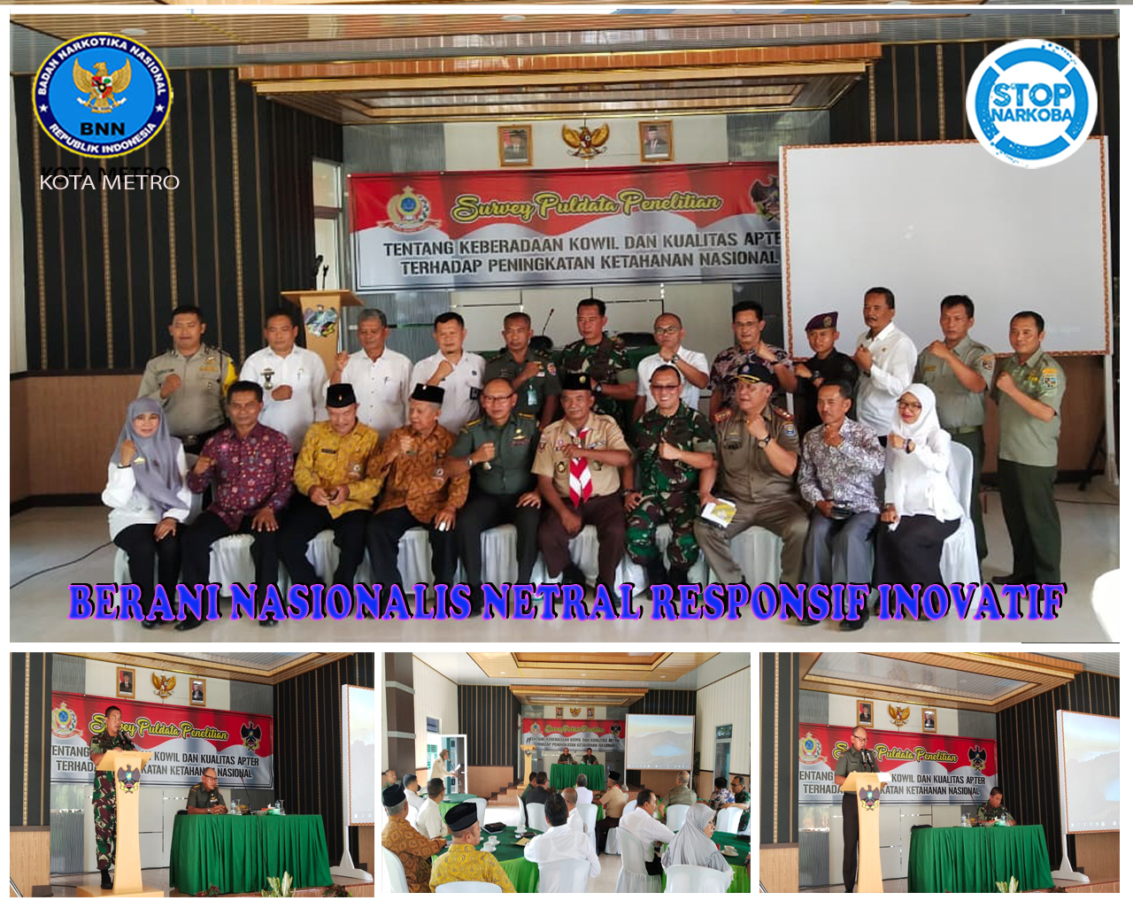 KEGIATAN SURVEY PENGUMPUAN DATA KETAHANAN KODIM 041 LAMPUNG TENGAH
