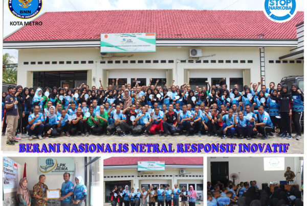 BNN Kota Metro Sosialisasi P4GN di LPK JIEMA Metro