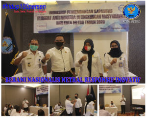 BNN Kota Metro Melaksanakan Workshop Penggiat P4GN Lingkungan Masyarakat