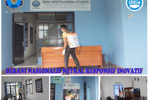 Penanganan COVID-19 di Kantor BNN Kota Metro