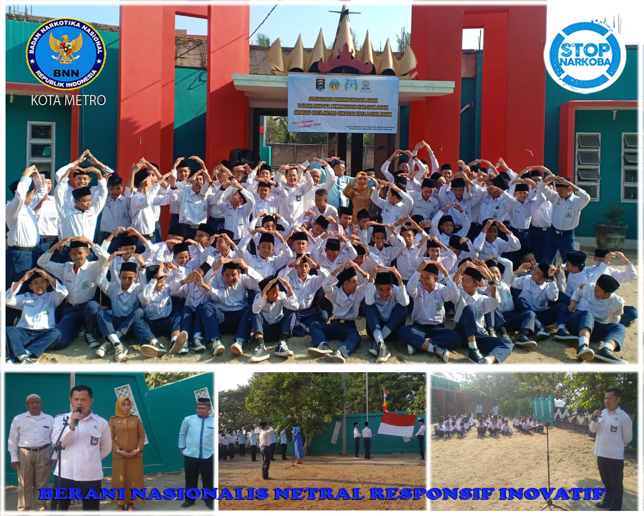 Tim Pendamping Kegiatan Roadshow Perlindungan Anak Ke Sekolah SMP IT WAHDATUL UMMAH Metro Utara Tim Pendamping Kegiatan Roadshow Perlindungan Anak Ke Sekolah SMP IT WAHDATUL UMMAH Metro Utara