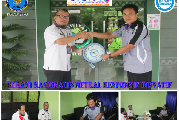 7 Juli 2020, BNNK Metro Melakukan Koordinasi Advokasi dgn SMK Negeri 2 Metro