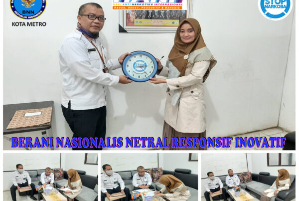 6 Juli 2020, BNNK Metro Melakukan Koordinasi Advokasi dgn STMIK Dharma Wacana Metro