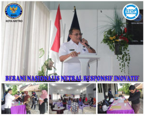 BNN KOTA METRO MELAKSANAKAN DISEMINASI P4GN MELALUI TALKSHOW LINGKUNGAN PENDIDIKAN