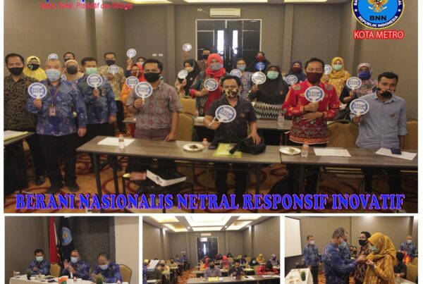 BNN KOTA METRO MELAKSANAKAN WORKSHOP P4GN DI LINGKUNGAN PENDIDIKAN TAHUN 2020