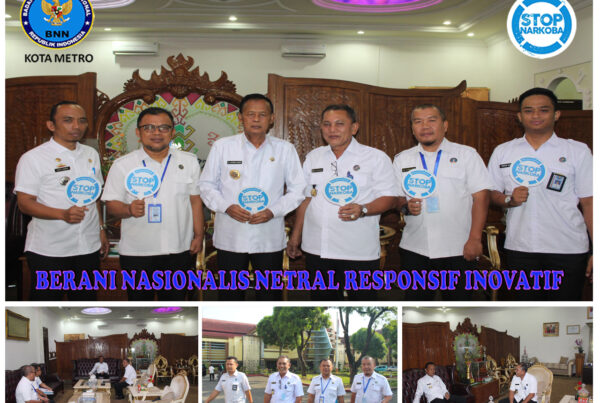 Audiensi BNN KM dengan Bapak Walikota Metro