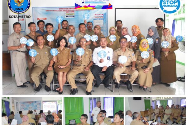 DISEMINASI P4GN PARA ASN/PEGAWAI DI KANTOR KESATUAN BANGSA DAN POLITIK KOTA METRO