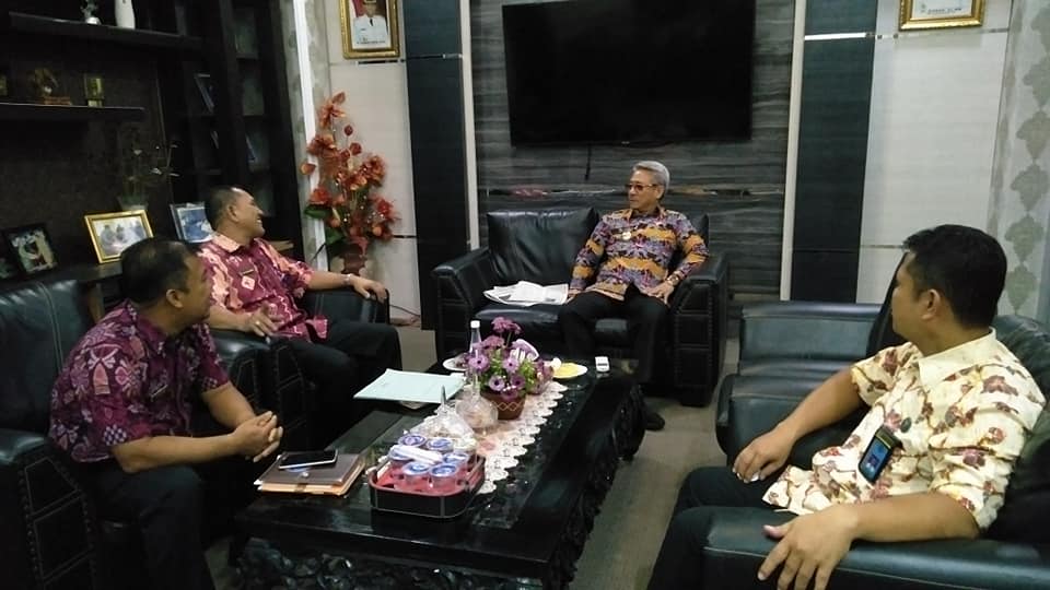 Koordinasi Inpres 6/2018 dengan Sekda dan Kepala Bappeda Kota Metro