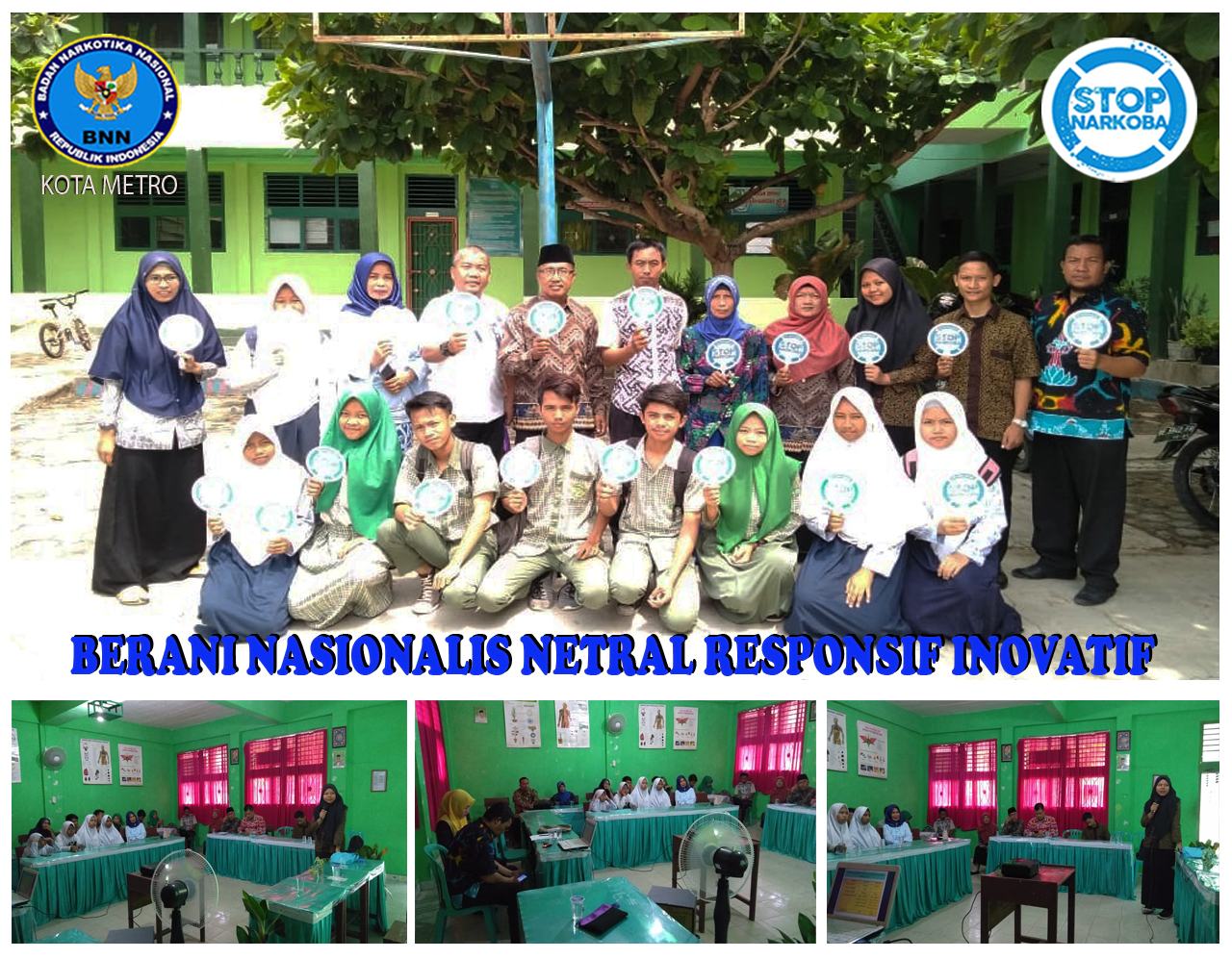 Sosialisasi P4GN di SMA Ma'arif 1 Metro