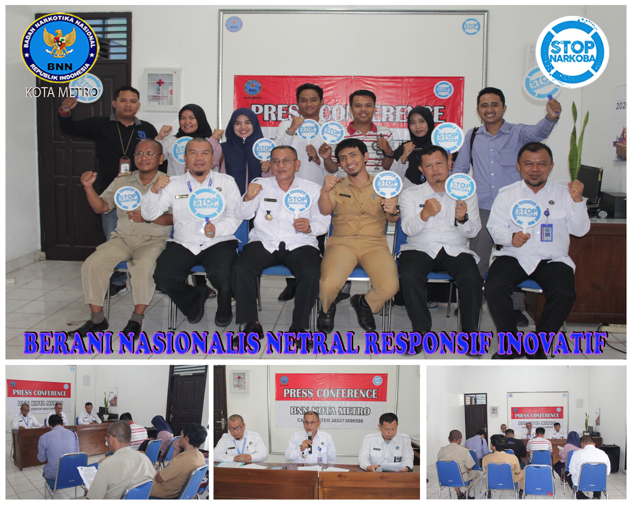Bnn Kota Metro Press Conference Akhir Tahun 2019