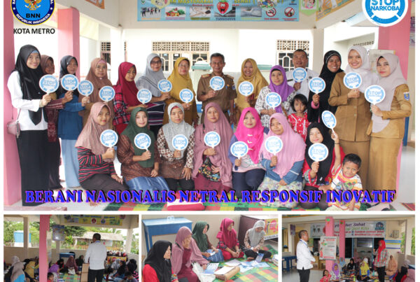 BNN Kota Metro Sosialisasi P4GN RW 05 Kel. Ganjar Asri