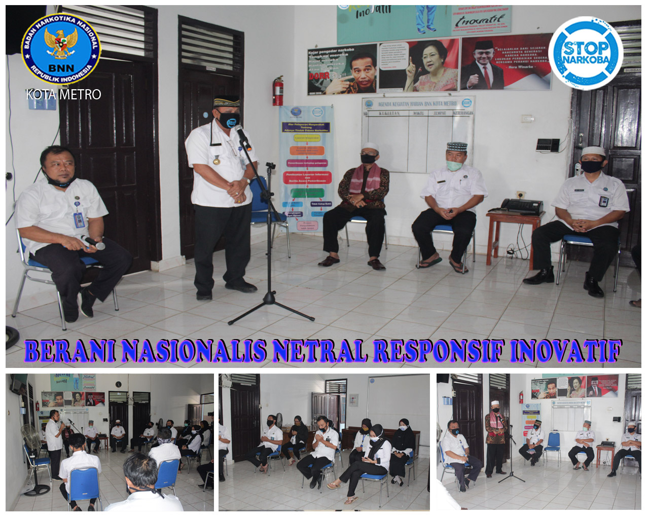KEGIATAN PEMBINAAN ROHANI PEGAWAI BNNK METRO