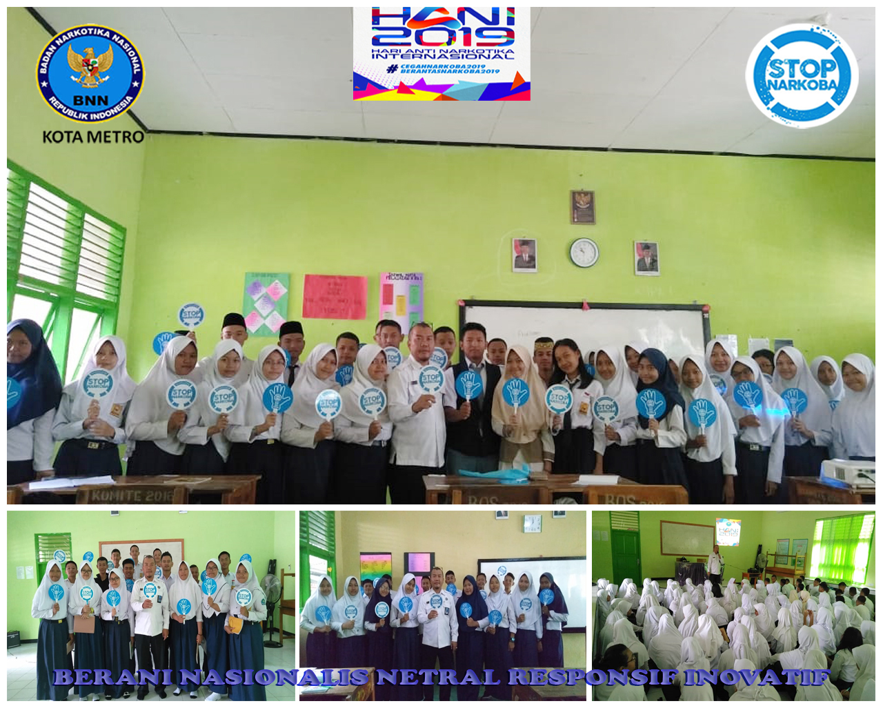 Sosialisasi P4GN Giat MPLS SMAN 4 Metro