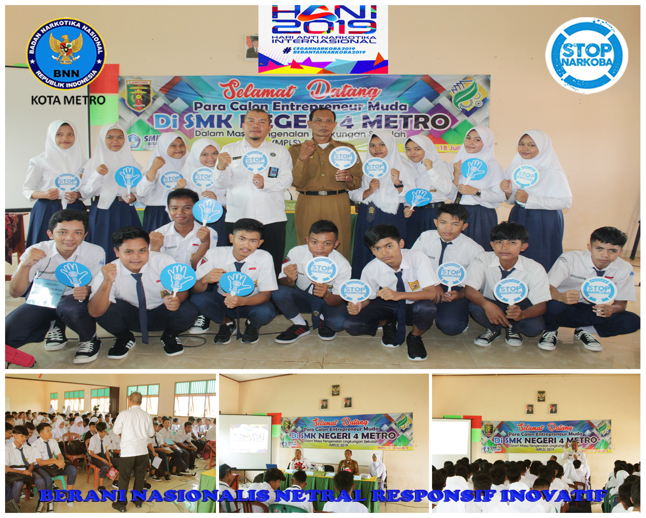 Sosialisasi P4GN pada MPLS SMKN 4 Metro