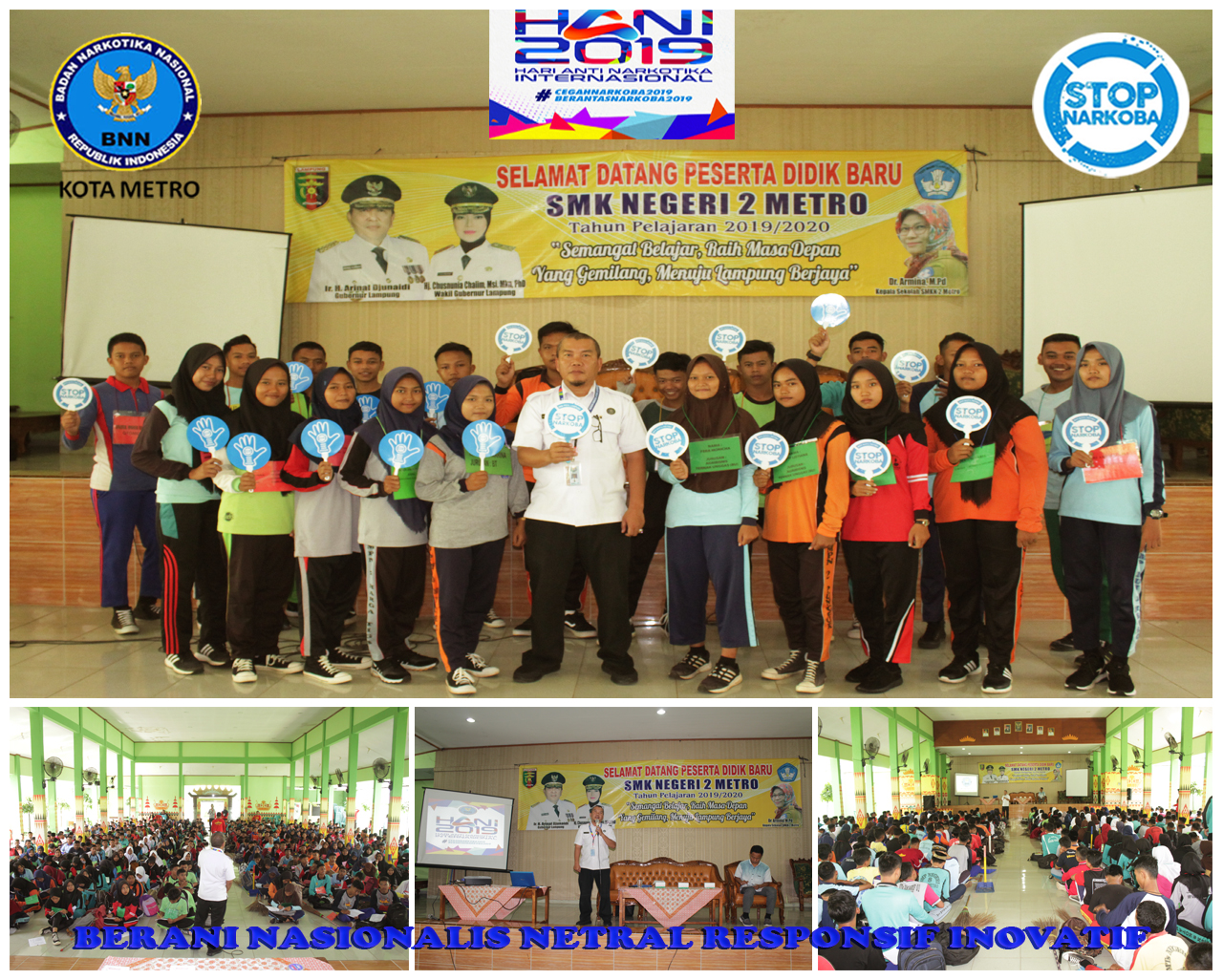 Sosialisasi P4GN Giat MPLS SMKN 2 Metro