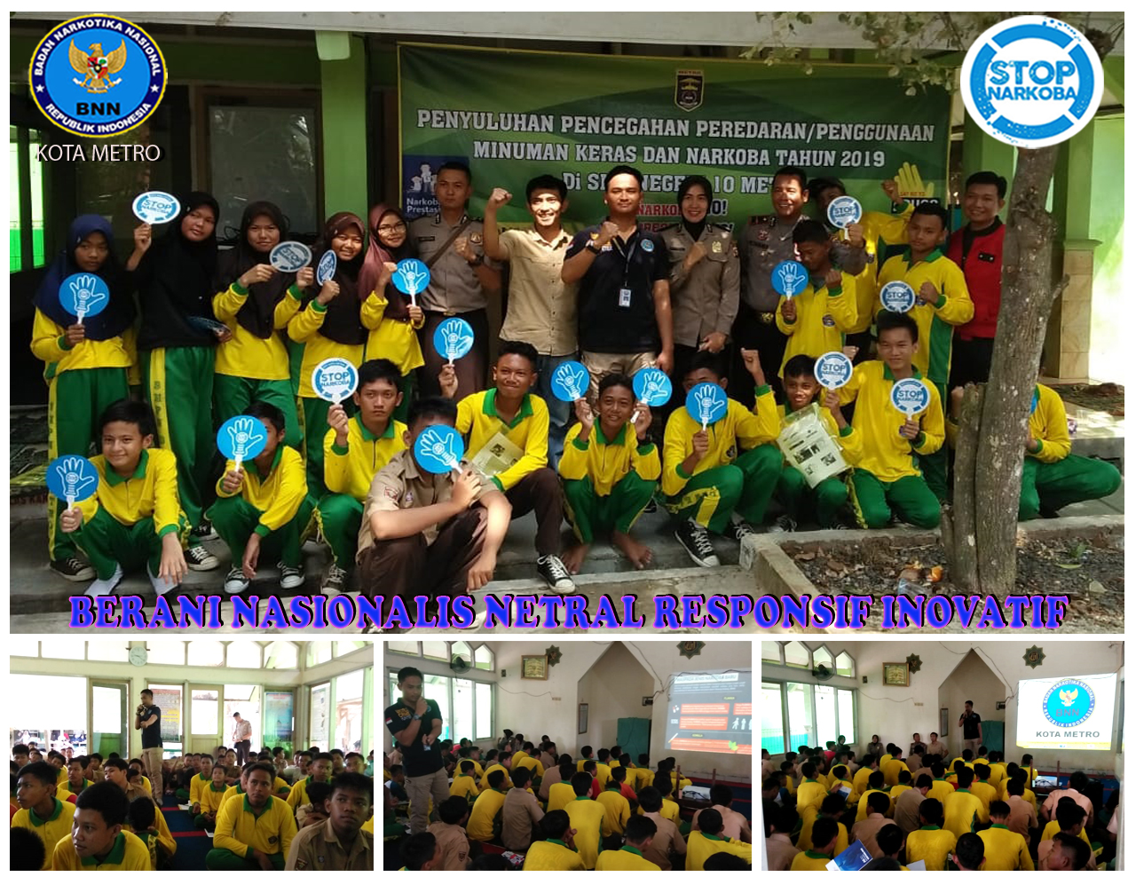 Sosialisasi P4GN @SMP Negeri 10 Metro