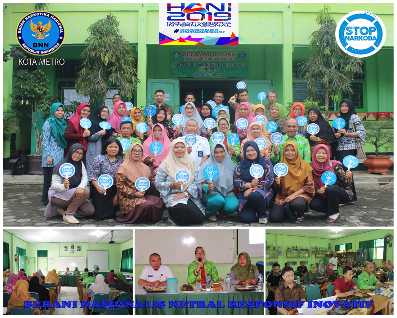 Sosialisasi P4GN SMP Negeri 2 Kota Metro