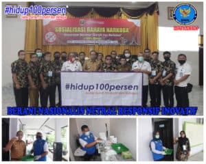 3 November 2020, BNN Kota Metro Melaksanakan Sosialisasi P4GN + Test Urine Disporapar Hari I