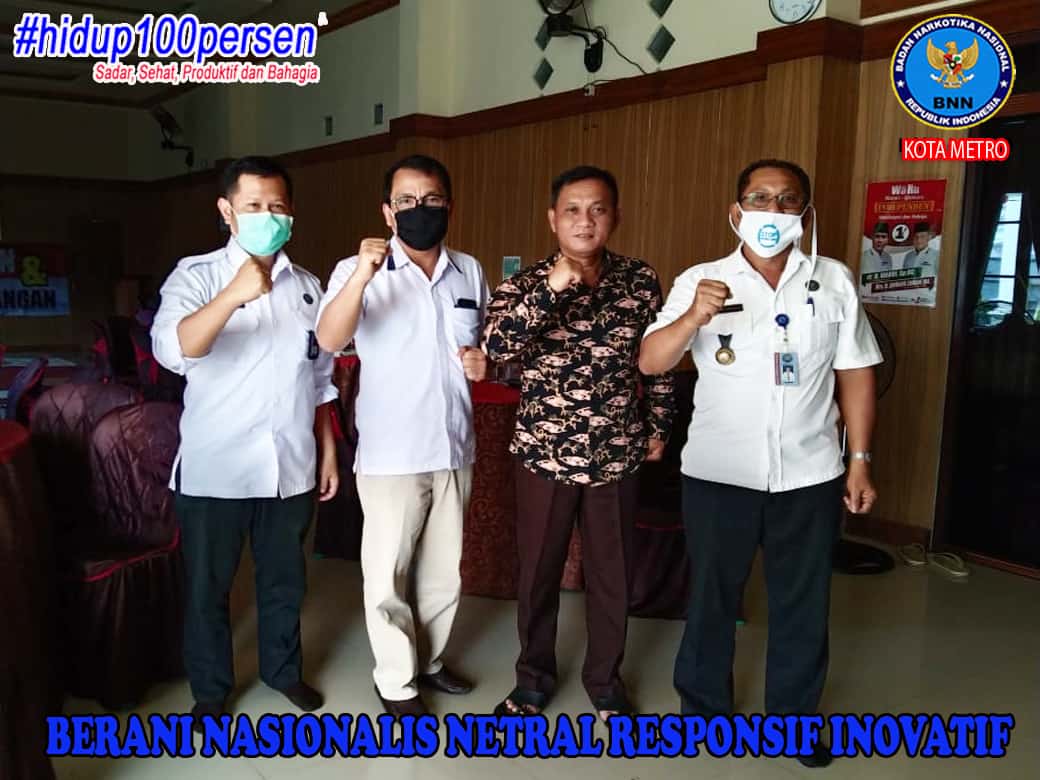 Kepala BNN Kota Metro Melaksanakan Kegiatan SILATURAHMI DENGAN WALIKOTA DAN WAKIL WALIKOTA METRO TERPILIH PERIODE 2021-2026