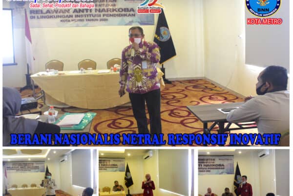 21 Oktober 2020, BNN Kota Metro Melakukan Asistensi Relawan Anti Narkoba Hari 1