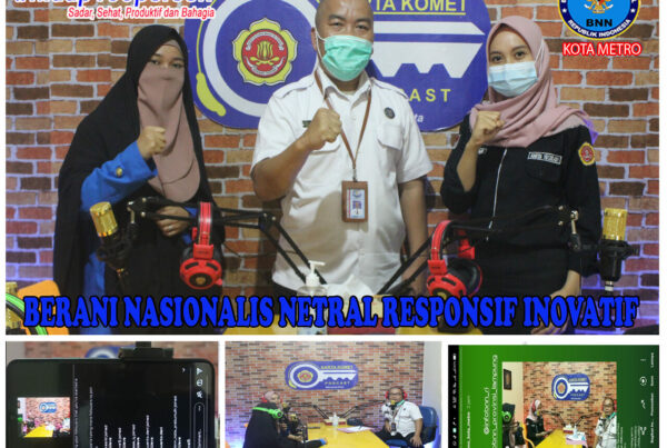 BNN Kota Metro Mengadakan KIE P4GN Dialog Podcast IG Live Karta Metro