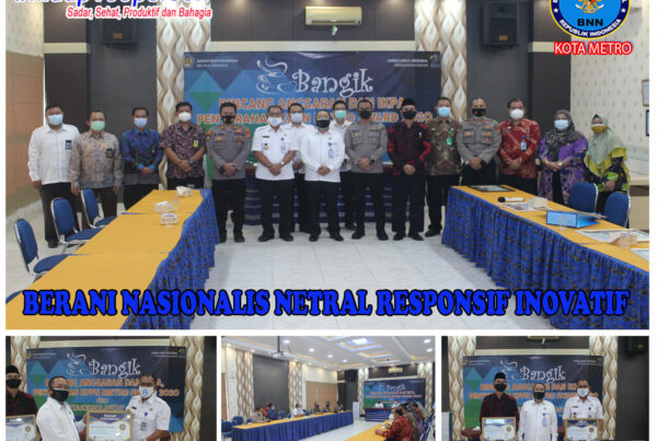 BNN Kota Metro Menerima Penghargaan dari KPPN Metro