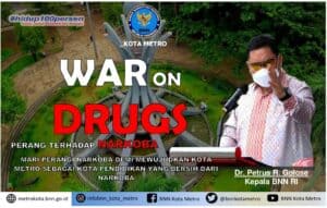 BNN KOTA METRO MENYATAKAN WAR ON DRUGS