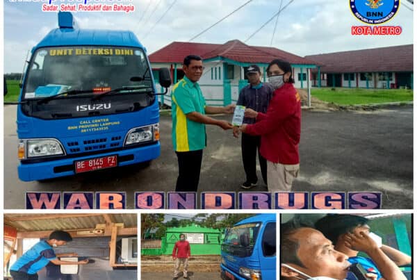BNN Kota Metro Mengadakan KIE P4GN Keliling di Wilayah Kel. Mulyosari
