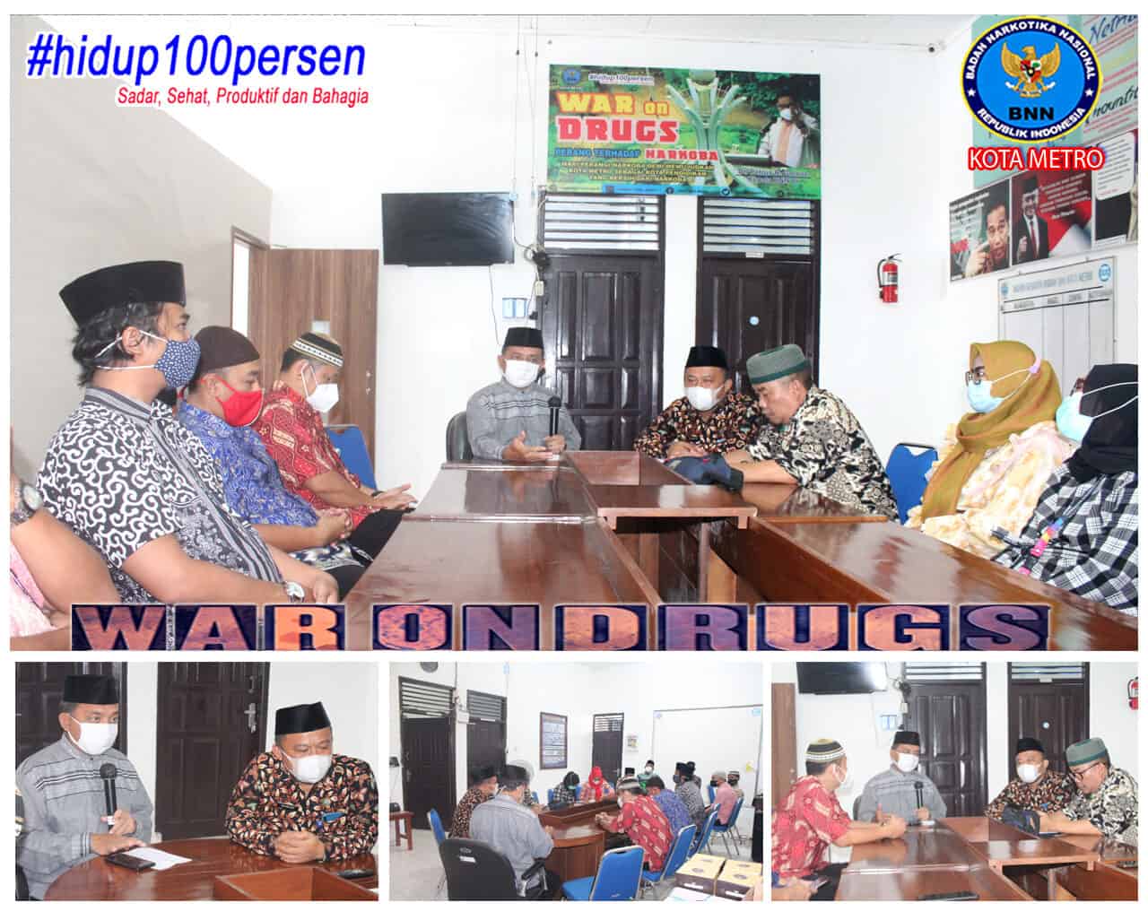 PEMBINAAN ROHANI DAN MENTAL PEGAWAI BNN KOTA METRO
