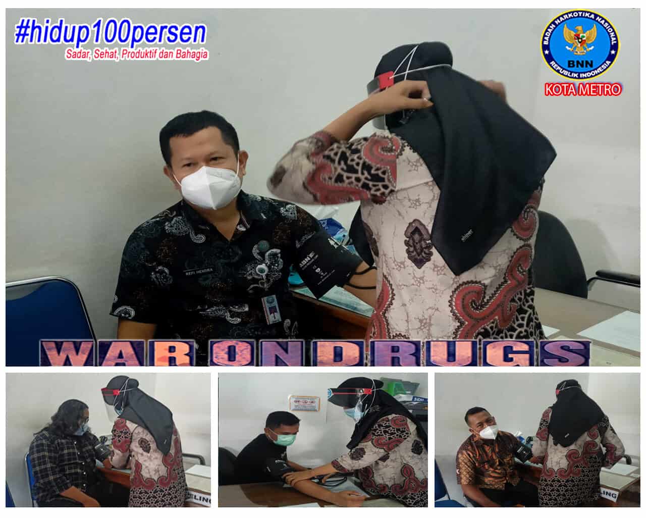 PEMERIKSAAN KESEHATAN PEGAWAI BNN KOTA METRO PEMERIKSAAN KESEHATAN PEGAWAI BNN KOTA METRO
