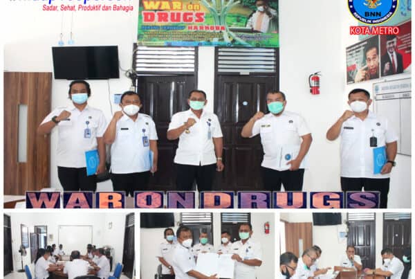 Pengarahan Kepala BNN Kota Metro kepada Seluruh Pegawai BNN Kota Metro