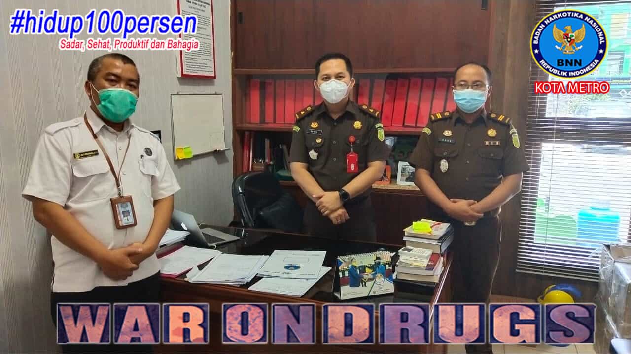 BNN Kota Metro Koordinasi Pelaksanaan Raker Pemberdayaan Anti Narkoba