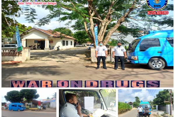 BNN Kota Metro Mengadakan KIE P4GN Keliling di Wilayah Kel. Margorejo
