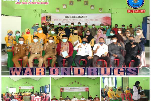 Kepala BNN Metro Menjadi Narasumber Sosialisasi Peraturan Peundang-undangan