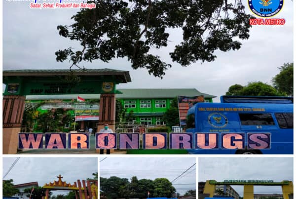 BNN Kota Metro Mengadakan KIE P4GN Keliling di Wilayah Kelurahan Iring Mulyo