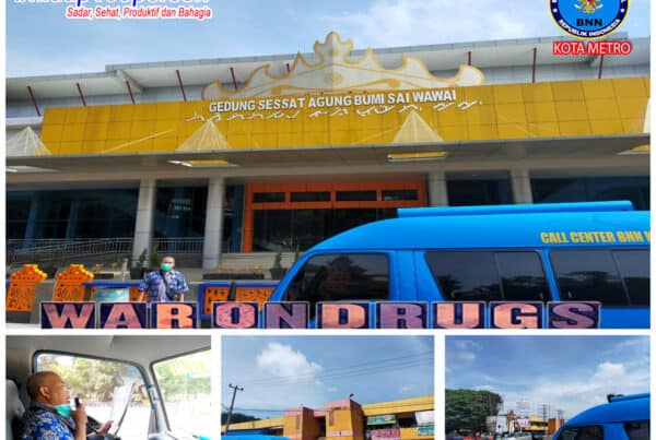 BNN Kota Metro Melakukan Penyuluhan P4GN Keliling di Wilayah Imopuro