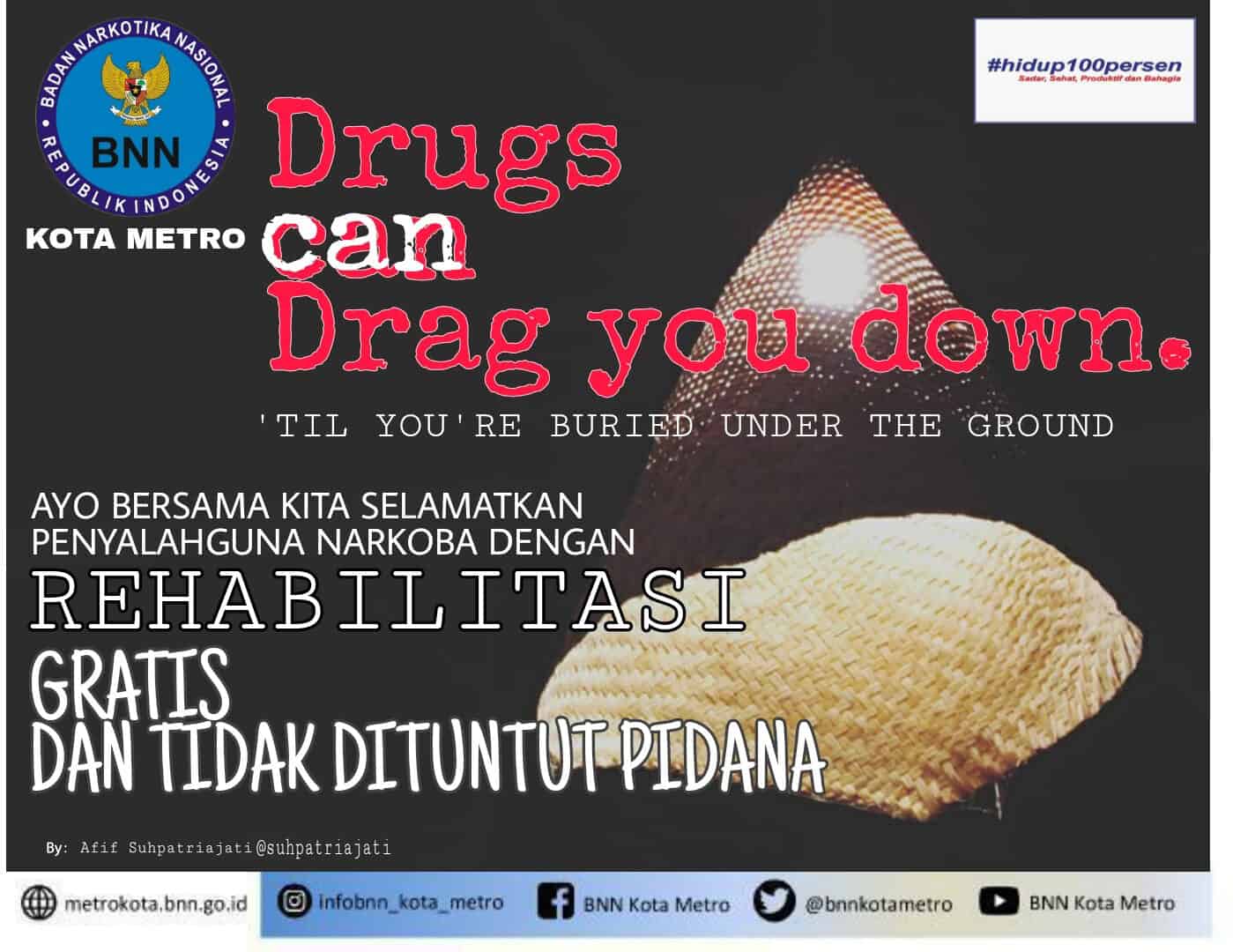 PENYALAHGUNA NARKOBA LEBIH BAIK DIREHABILITASI