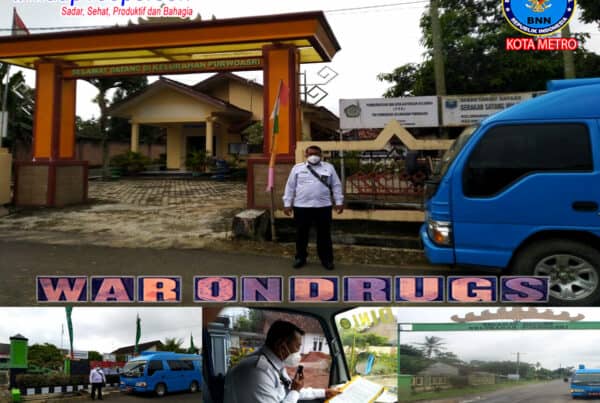 BNN Kota Metro Mengadakan KIE P4GN Keliling di Wilayah Kel. Purwoasri