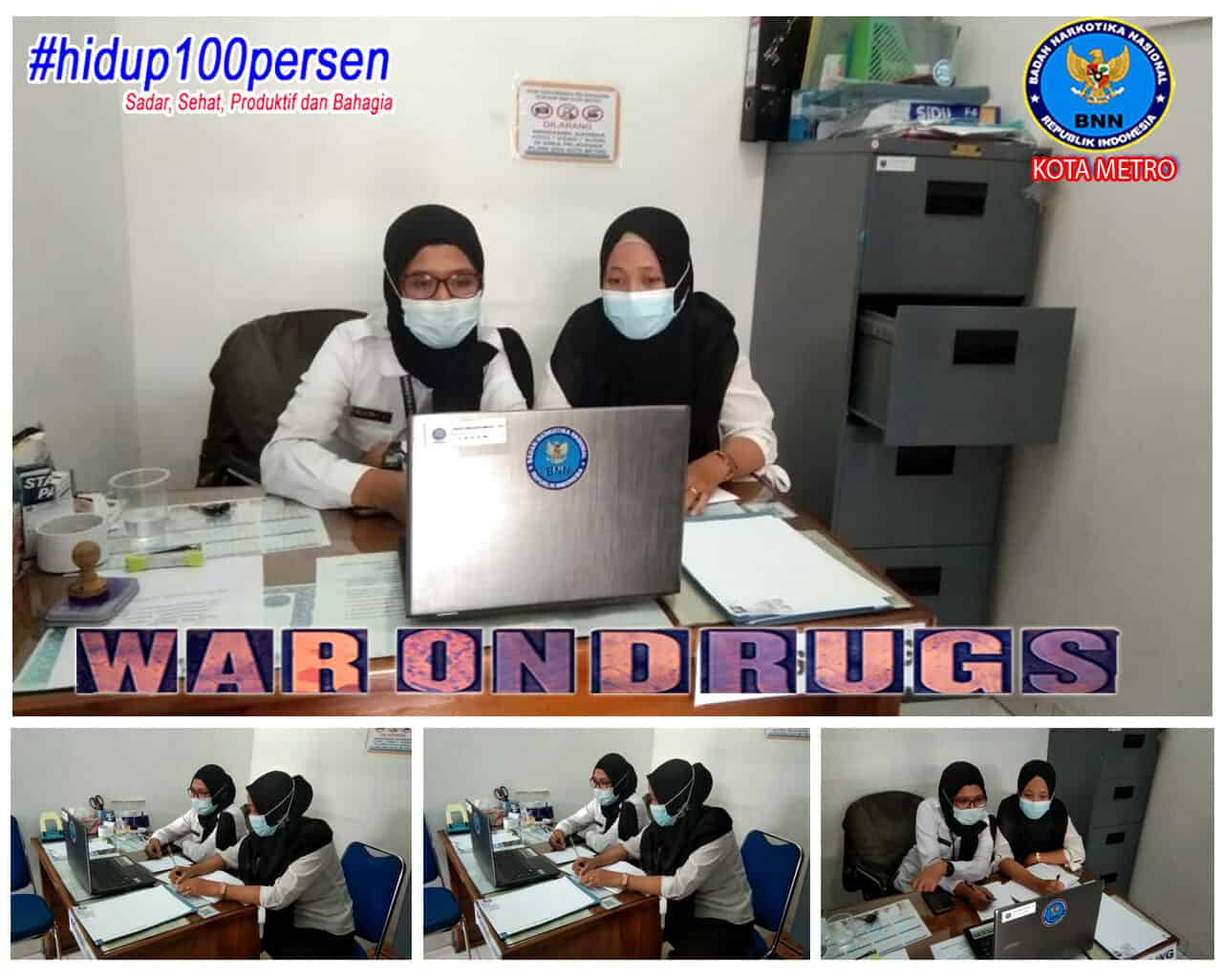 BNN Kota Metro Mengikuti KEGIATAN BIMBINGAN TEKNIS INTERVENSI BERBASIS MASYARAKAT