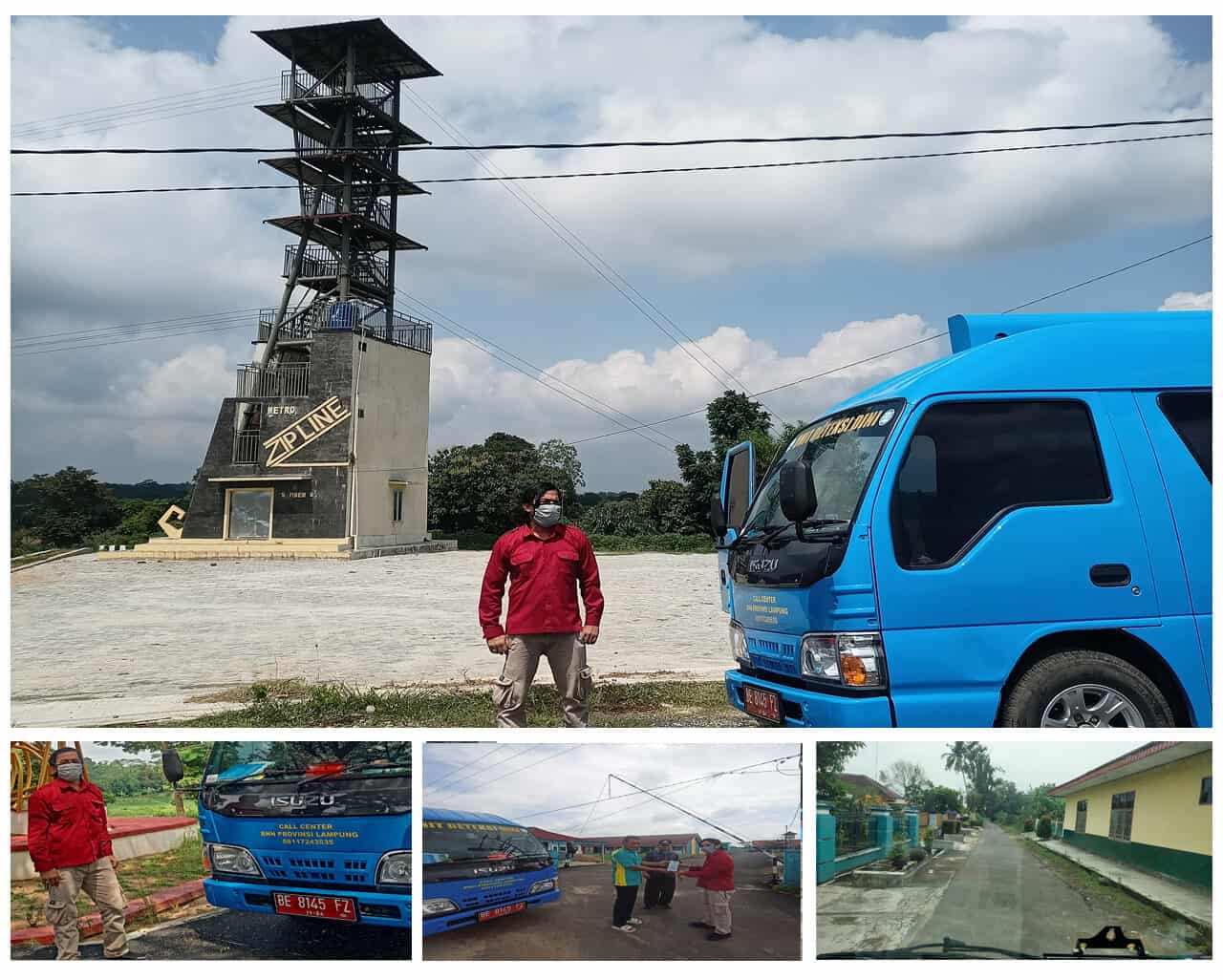 BNN Kota Metro Melakukan KIE P4GN Keliling di Wilayah Kel. Mulyosari