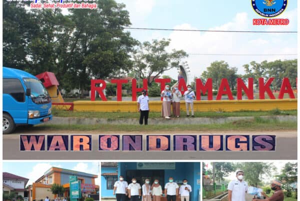 BNN Kota Metro Melakukan KIE P4GN Keliling di Wilayah Kel Karangrejo
