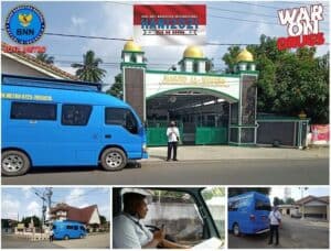 BNN Kota Metro Melakukan KIE P4GN Keliling di Wilayah Kel Imopuro