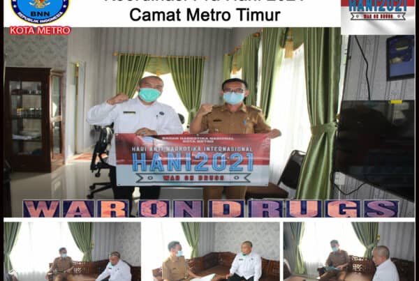bKEGIATAN KOORDINASI P4GN DALAM RANGKA PERINGATAN (HANI) TAHUN 2021 DENGAN CAMAT METRO TIMUR DAN LURAH IRINGMULYO KOTA METRO PRA HANI 2021