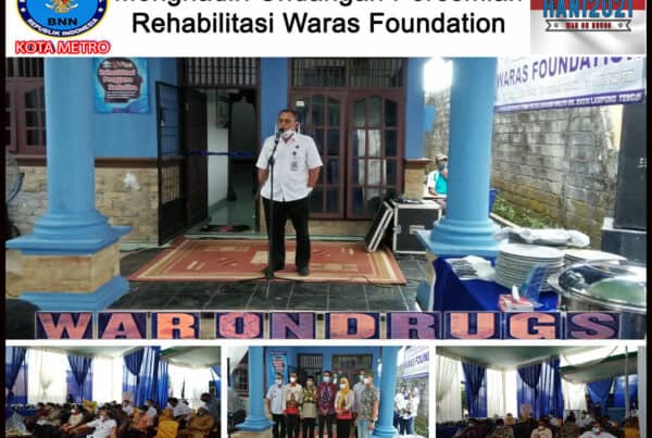 BNN KOTA METRO MENGHADIRI LEMBAGA REHABILITASI KOMPONEN MASYARAKAT (LRKM)