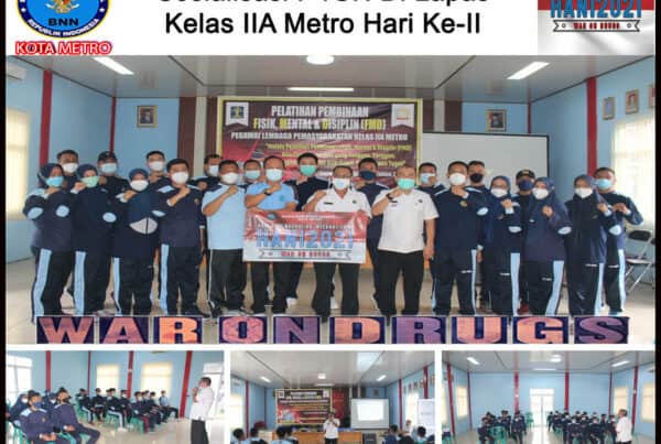 Narasumber Sosialisasi P4GN Di Lapas Kelas IIA Metro Hari ke-2