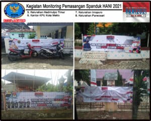BNN Kota Metro Melakukan Monitoring Spanduk HANI Tahun 2021 BNN Kota Metro Melakukan Monitoring Spanduk HANI Tahun 2021