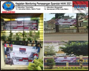 BNN Kota Metro Melakukan Monitoring Spanduk HANI Tahun 2021 BNN Kota Metro Melakukan Monitoring Spanduk HANI Tahun 2021