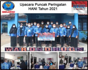 BNN Kota Metro Melangsungkan Puncak Peringatan HANI Tahun 2021 BNN Kota Metro Melangsungkan Puncak Peringatan HANI Tahun 2021